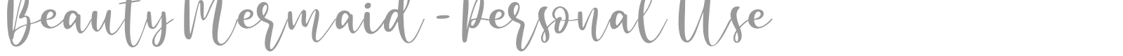 Beauty Mermaid font preview